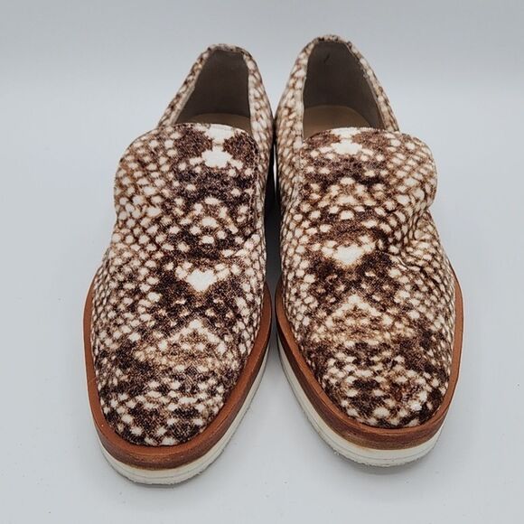 Free people snakeskin Velvet loafers Slip on shoes EU 36 US size 6 - Picture 3 of 9